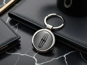Lincoln Porte-clés Logo Métal Durable Sur Mesure